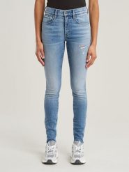 G-Star Dżinsy - Skinny fit - w kolorze niebieskim rozmiar: W32/L30. Niebieskie jeansy damskie G-Star. Za 242.13 zł.