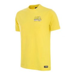 Koszulka dla dorosłych - Mistrzowie Świata Brazylia 2002 Haft - Żółta. Żółte t-shirty sportowe męskie COPA FOOTBALL, s, bez ramiączek, do piłki nożnej. Za 189.31 zł.