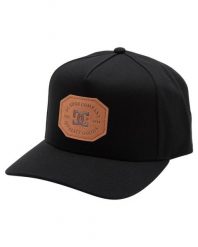 Czapka dla Mężczyzn REYNOTTS Czarny. Czarne czapki męskie DC Shoes, z aplikacjami, z bawełny. Za 129.99 zł.
