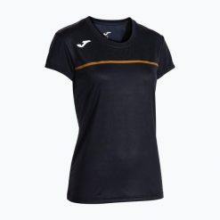 Koszulka do biegania damska Joma Record III. Czarne bluzki sportowe damskie Joma, xs, bez wzorów, bez ramiączek. Za 89.99 zł.