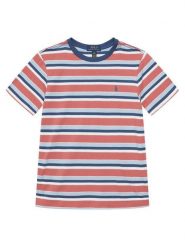 Polo Ralph Lauren T-Shirt 323B18469001 Różowy Regular Fit. Czerwone t-shirty chłopięce Polo Ralph Lauren, bez wzorów, z bawełny, bez ramiączek. Za 269.99 zł.