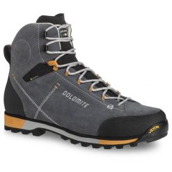 Buty trekkingowe męskie Dolomite Cinquantaquattro Hike Evo GTX. Zielone buty trekkingowe męskie Dolomite, bez zapięcia, trekkingowe. W wyprzedaży za 550.00 zł.