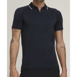 Koszulka męska Wilson Team Seamless Polo 2.0. Czarne koszulki polo męskie Wilson, m, bez wzorów, bez ramiączek. Za 313.50 zł.