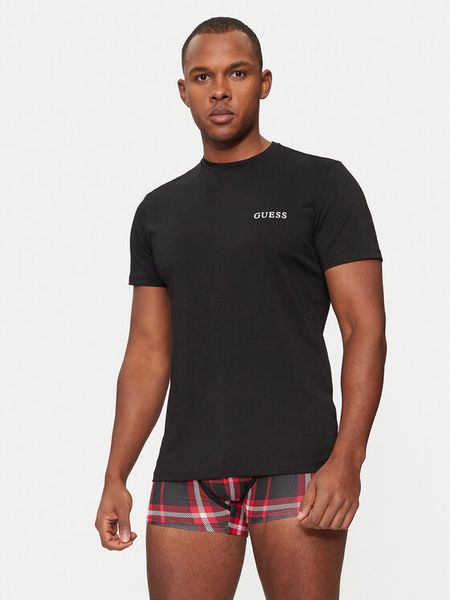 Guess Piżama U4BG82 K6YW1 Kolorowy Regular Fit. Piżamy męskie Guess, m, z aplikacjami, z bawełny, bez ramiączek. Za 109.99 zł.