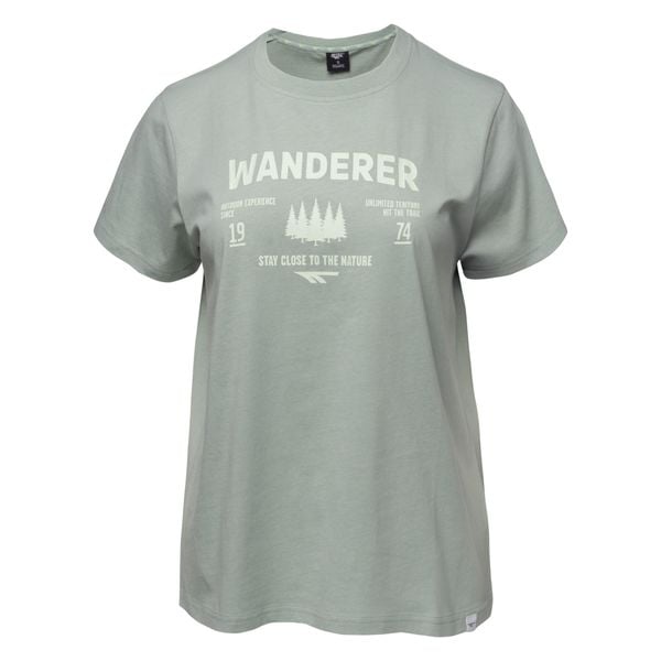 T-shirt Damski Relia. Zielone t-shirty damskie Hi-tec, bez wzorów, bez kołnierzyka. Za 71.99 zł.