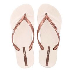 Kapcie Ipanema Anat Brasilidade Fem Damskie. Brązowe kapcie damskie Ipanema, z materiału. Za 62.99 zł.