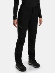 Kilpi Spodnie funkcyjne "Mestalo" w kolorze czarnym rozmiar: 42. Czarne spodnie materiałowe damskie Kilpi, bez wzorów, z materiału, sportowe. Za 430.76 zł.