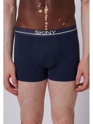 Skiny Bokserki w kolorze granatowym rozmiar: XL. Niebieskie bokserki męskie Skiny, bez wzorów. Za 65.85 zł.
