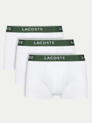 Lacoste Komplet bokserek 5H1300 Biały. Białe bokserki męskie Lacoste, bez wzorów, z bawełny. Za 199.99 zł.