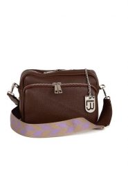 Lucca Baldi Skórzana torebka "Feltre" w kolorze ciemnobrązowym - 19 x 15 x 7 cm rozmiar: onesize. Brązowe torebki klasyczne damskie Lucca Baldi, bez wzorów, z materiału, bez dodatków. Za 252.99 zł.