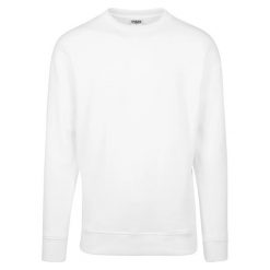 Męska Bluza Z Okrągłym Dekoltem. Białe bluzy bez kaptura męskie Urban Classics, m. Za 122.99 zł.