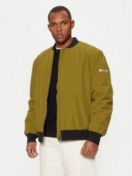Champion Kurtka bomber 220344 Zielony Regular Fit. Zielone kurtki męskie CHAMPION, l, bez wzorów, z syntetyku, bez kaptura. Za 409.99 zł.