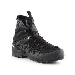 Buty trekkingowe męskie Salewa MS Wildfire Edge Mid Gtx. Zielone buty trekkingowe męskie Salewa, z gumy, za kostkę, bez zapięcia, trekkingowe. Za 1,132.00 zł.