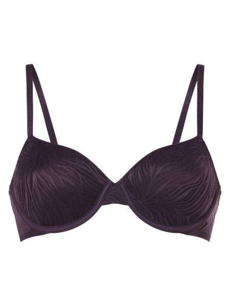 Calvin Klein Biustonosz na fiszbinach Kobiety Koronka lila, 75B. Biustonosze CALVIN KLEIN, bez wzorów, z koronki. Za 139.95 zł.