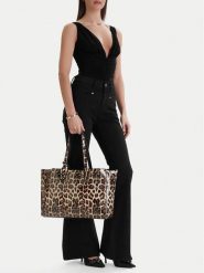 Eva Minge Torebka EO-ARIA-LDA8637 Beżowy. Brązowe torebki klasyczne damskie Eva Minge, bez wzorów, z materiału, bez dodatków. Za 279.99 zł.