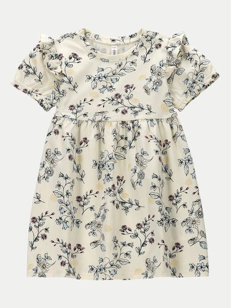 Coccodrillo Sukienka letnia WC4129201GPN Écru Regular Fit. Sukienki dziewczęce COCCODRILLO, na lato, bez wzorów, z bawełny, bez ramiączek. Za 59.99 zł.