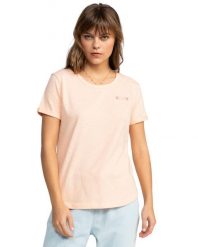 Koszulka dla Kobiety SATURDAZE Różowy. Brązowe t-shirty damskie Roxy, m, bez wzorów, z bawełny, bez kołnierzyka. Za 84.99 zł.