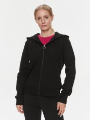 Guess Bluza Giulia V4RQ19 KC3D2 Czarny Regular Fit. Czarne bluzy bez kaptura damskie Guess, xxs, z syntetyku. Za 339.99 zł.