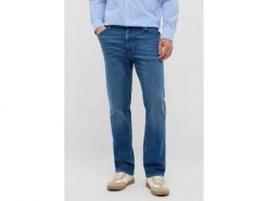 Męskie Spodnie Jeansowe Mustang Style Tramper Straight Denim Blue 1016809 5000 502. Niebieskie spodnie materiałowe męskie Mustang, bez wzorów, z denimu. Za 219.99 zł.