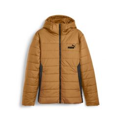 Kurtka Sportowa Męska Puma ESS HOODED PADDED. Brązowe kurtki treningowe męskie Puma, m, bez wzorów, z syntetyku, do biegania. Za 349.00 zł.