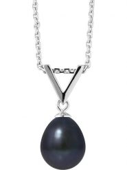 Pearline Srebrny naszyjnik z zawieszką - dł. 42 cm rozmiar: onesize. Niebieskie naszyjniki damskie Pearline, srebrne. Za 173.99 zł.