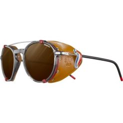 Okulary JULBO LEGACY - czarno/brązowe | REACTIV cat 2-4 Polarized. Brązowe okulary przeciwsłoneczne męskie JULBO, z materiału. Za 999.99 zł.