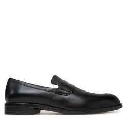 Półbuty BOSS. Czarne buty wizytowe męskie Boss, bez zapięcia. Za 569.99 zł.