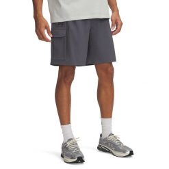 Szorty Under Armour Vibe Woven. Czarne szorty męskie Under Armour, na lato, bez wzorów, z materiału, sportowe. Za 323.99 zł.