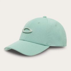 Czapka z daszkiem unisex Oakley TINCAN zielona FOS911545-75I r S/M. Zielone czapki męskie Oakley, na lato, bez wzorów, z elastanu, eleganckie. Za 105.34 zł.