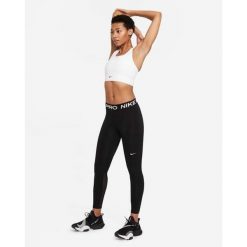 Legginsy Nike Pro 365, Kobiety. Czarne legginsy damskie Nike, xl, bez wzorów, z poliesteru. Za 159.99 zł.