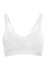 Biustonosz treningowy Shock Absorber Active Classic Support. Białe biustonosze sportowe damskie CHAMPION, bez wzorów, z elastanu. Za 149.99 zł.