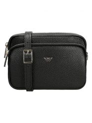 Wojas Skórzana torebka w kolorze czarnym - 18 x 13 x 6,5 cm rozmiar: onesize. Czarne torebki klasyczne damskie Wojas, bez wzorów, z materiału, bez dodatków. Za 250.35 zł.