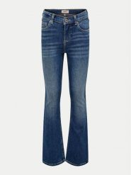Kids ONLY Jeansy Blush 15327041 Niebieski Flared Fit. Niebieskie spodnie dziewczęce Kids Only, z bawełny. Za 169.99 zł.