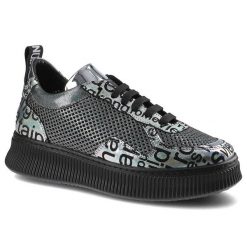 Srebrne Sneakersy Artiker Damskie Stylowe Półbuty. Czarne półbuty damskie Artiker, w ażurowe wzory, ze skóry, eleganckie, bez obcasa, na platformie. Za 234.00 zł.