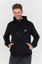 DOLCE & GABBANA Czarna bluza z kapturem. Czarne bluzy z kapturem męskie Dolce and Gabbana, l. W wyprzedaży za 2,199.99 zł.