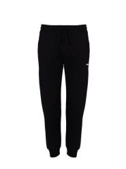 Les Hommes Spodnie "Jogging" | LBH4003700U | Mężczyzna | Czarny. Czarne spodnie materiałowe męskie Les Hommes, bez wzorów, z bawełny, eleganckie. W wyprzedaży za 499.00 zł.