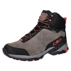 Buty trekkingowe męskie CMP Melnick Mid Wp Waterproof. Brązowe buty trekkingowe męskie CMP, z materiału, za kostkę, bez zapięcia, trekkingowe. Za 519.00 zł.