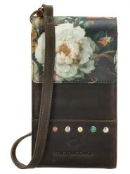 Micmacbags Skórzana torebka w kolorze khaki na telefon - 10 x 18 x 3 cm rozmiar: onesize. Brązowe torebki klasyczne damskie micmacbags, bez wzorów, z materiału, bez dodatków. Za 75.34 zł.
