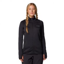 Bluza damska Columbia Crystal Leaf Omni-Heat. Czarne bluzy bez kaptura damskie Columbia, m. Za 319.99 zł.