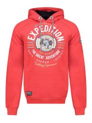 Geographical Norway Bluza "Galdemar" w kolorze czerwonym rozmiar: M. Czerwone bluzy z kapturem męskie Geographical Norway, m. Za 105.38 zł.