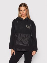 Liu Jo Sport Bluza TF1067 F0843 Czarny Regular Fit. Czarne bluzy bez kaptura damskie Liu Jo Sport, s, bez wzorów, z bawełny, bez ramiączek, bez kaptura. Za 489.99 zł.