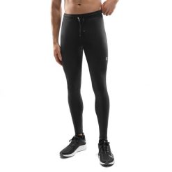 Męskie legginsy do biegania Fitness Siroko Savage. Czarne bielizna termoaktywna męska SIROKO, m, bez wzorów, z dzianiny. Za 254.00 zł.