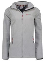 Geographical Norway Kurtka polarowa "Unicia" w kolorze szarym rozmiar: XXL. Szare kurtki damskie Geographical Norway, xxl, bez wzorów, z polaru, bez kaptura. Za 87.81 zł.