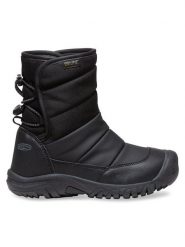 Keen Śniegowce Puffrider Wp 1027959-1 Czarny. Czarne buty zimowe chłopięce Keen, ze skóry. Za 299.99 zł.