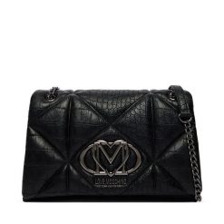 Torebka LOVE MOSCHINO. Czarne torebki klasyczne damskie Love Moschino, bez wzorów, bez dodatków. Za 1,029.00 zł.