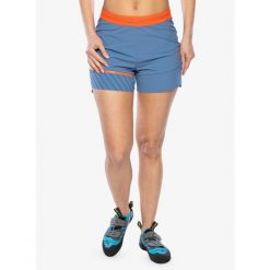 Spodenki wspinaczkowe damskie La Sportiva Comp Short. Niebieskie szorty damskie La Sportiva, bez wzorów. Za 240.99 zł.