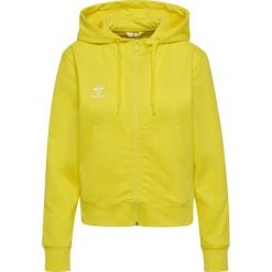 Damska bluza dresowa z kapturem Hummel Go 2.0. Żółte bluzy sportowe damskie HUMMEL, z dresówki. Za 251.50 zł.