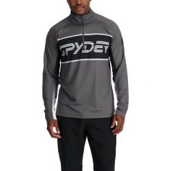 Bluza męska Spyder Paramount 1/2 Zip. Szare bluzy bez kaptura męskie Spyder, m, z materiału. Za 479.00 zł.