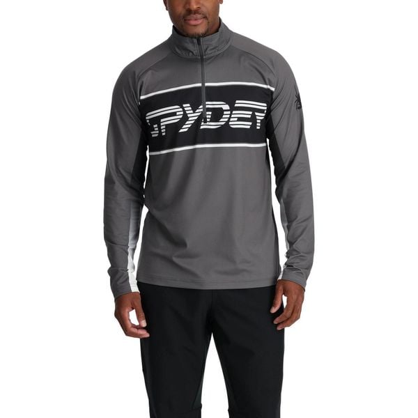 Bluza męska Spyder Paramount 1/2 Zip. Szare bluzy bez kaptura męskie Spyder, l, z materiału. Za 479.00 zł.