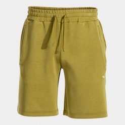 Szorty bermudzkie Joma Breath. Zielone szorty męskie Joma, z materiału, bez kołnierzyka. Za 108.50 zł.